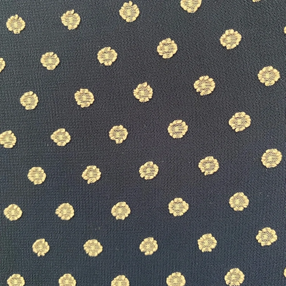Hobbs London Spot Celia Fit & Flare Navy Polka Dot Midi Dress - size 14